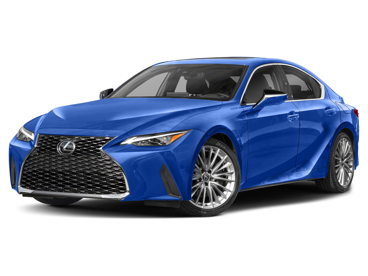 2023 Lexus IS 300 in Grecian Water — front three-quarter view