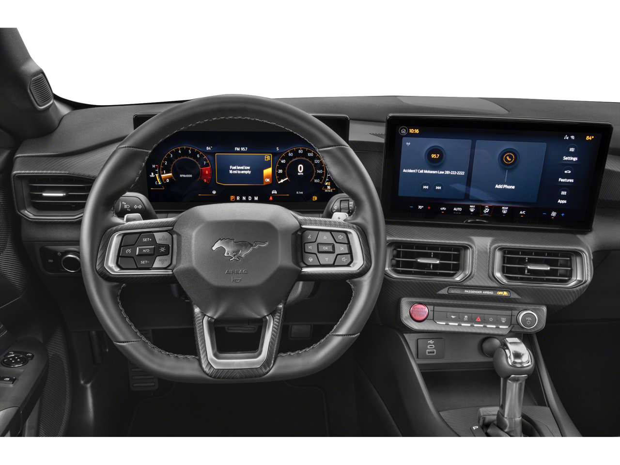 2025 Ford Mustang — interior view