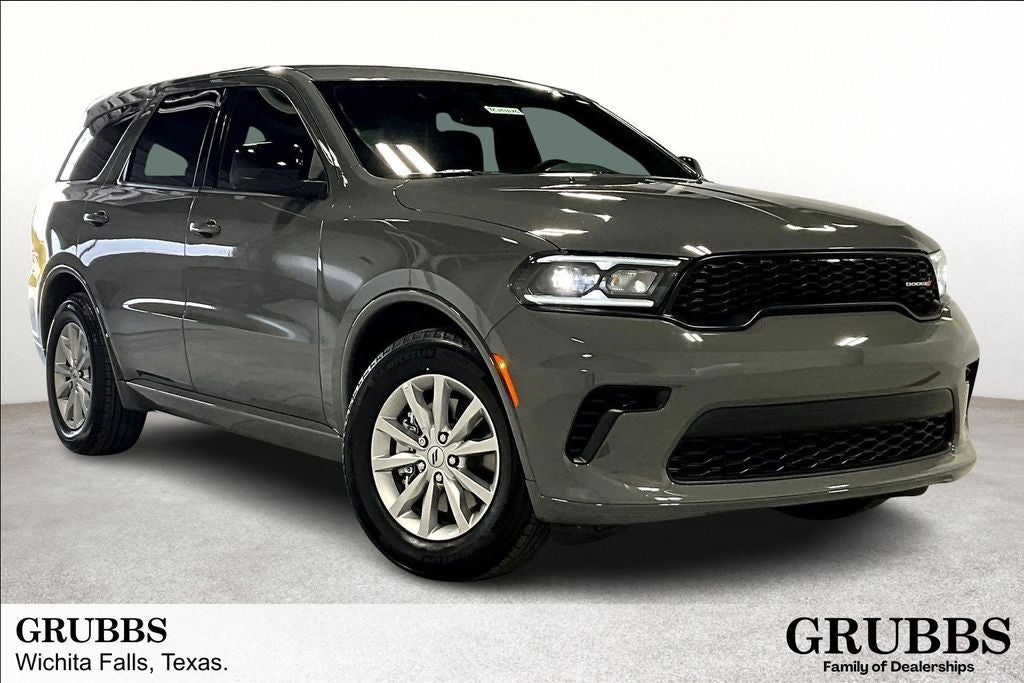 2026 Dodge Durango DURANGO GT RWD in Destroyer Gray Clear-Coat Exterior Paint — front three-quarter view