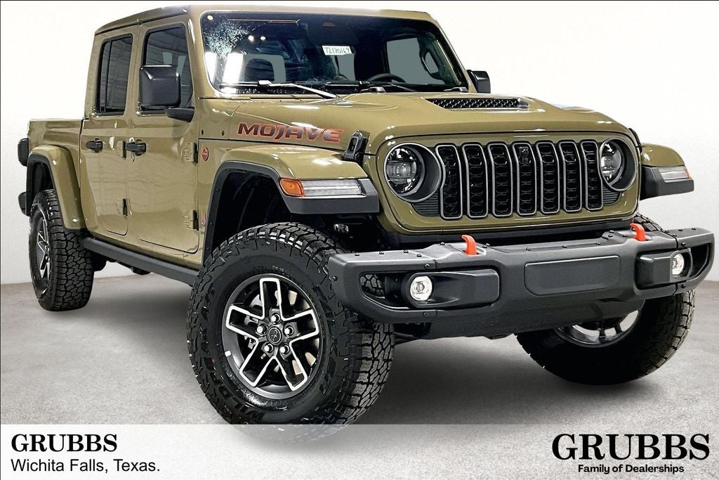 2026 Jeep Gladiator GLADIATOR MOJAVE X 4X4 in 41 Exterior Paint — front three-quarter view