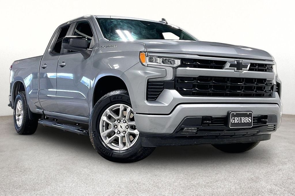 2023 Chevrolet Silverado 1500 RST in Sterling Gray Metallic — front three-quarter view