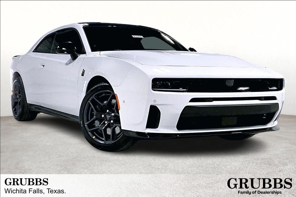 2026 Dodge Charger CHARGER SCAT PACK 2-DOOR AWD in White Knuckle Exterior Paint — front three-quarter view