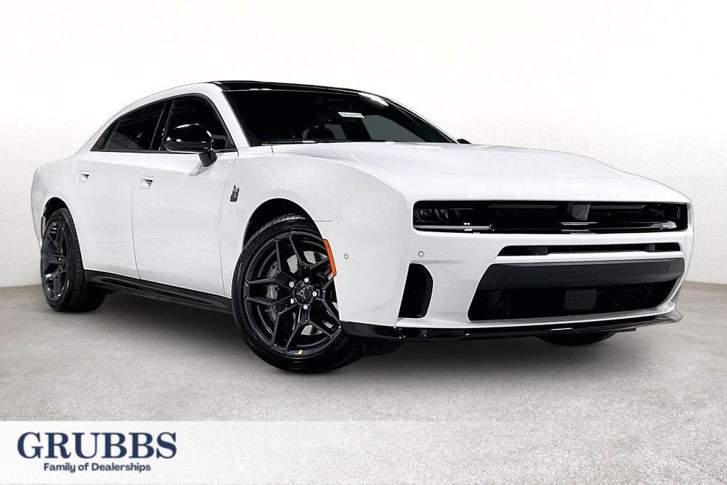 2026 Dodge Charger CHARGER SCAT PACK 4-DOOR AWD in White Knuckle Exterior Paint — front three-quarter view