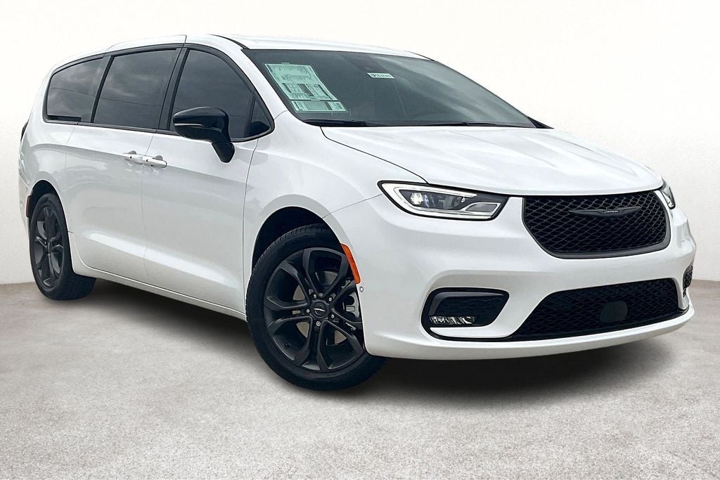 2026 Chrysler Pacifica PACIFICA SELECT in Bright White Clear-Coat Exterior Paint — front three-quarter view